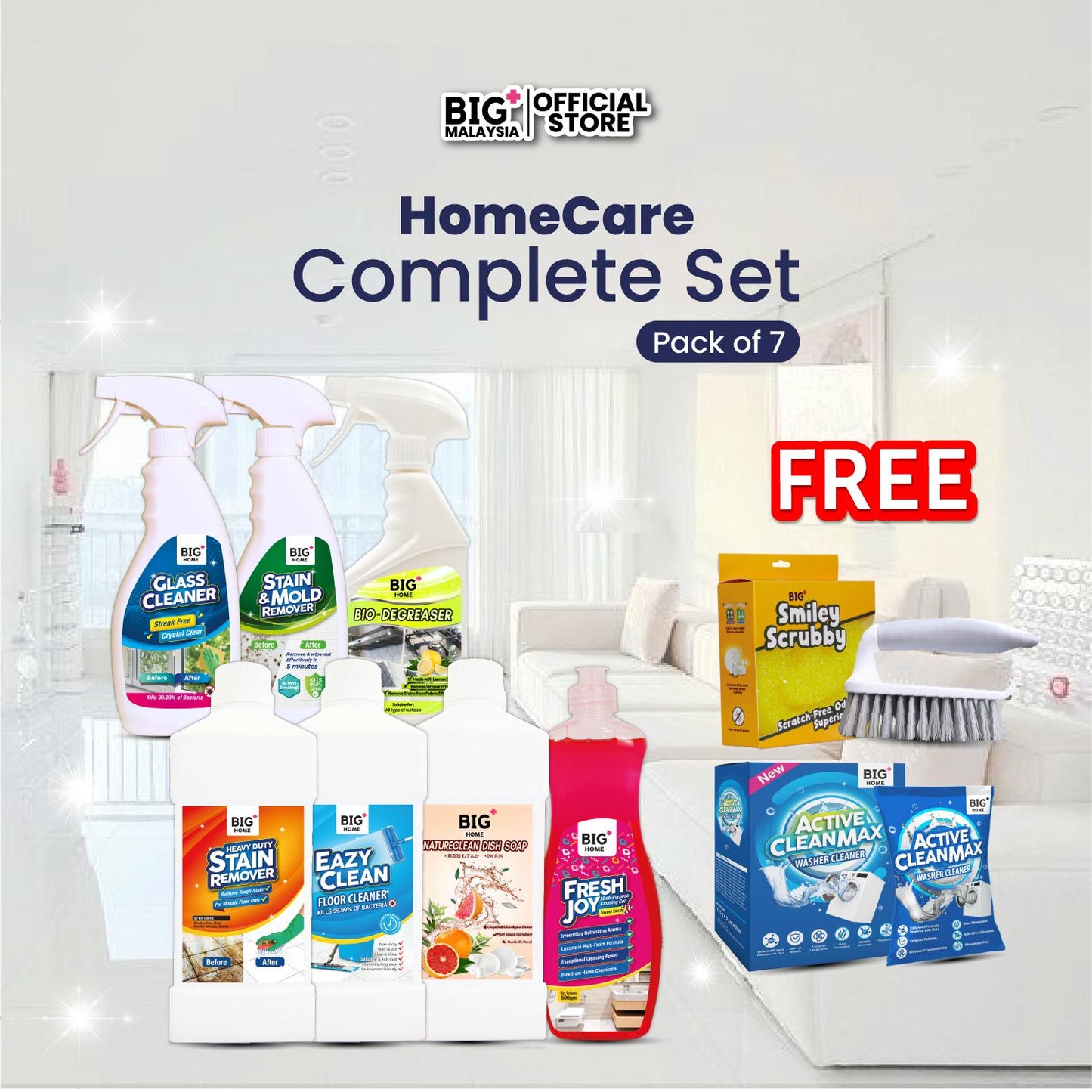 BIG+ HomeCare Complete Set (Pack of 7)