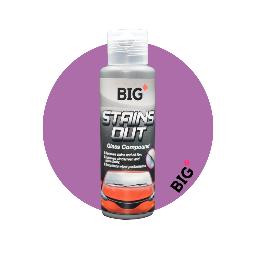BIG+ Stains Out Glass Compound Windscreen Glass Care (150g)