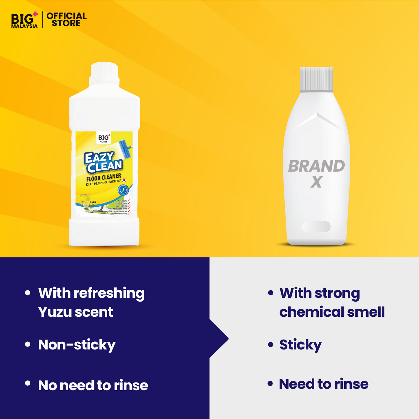 BIG+ EazyClean Yuzu Floor Cleaner (1000ml)