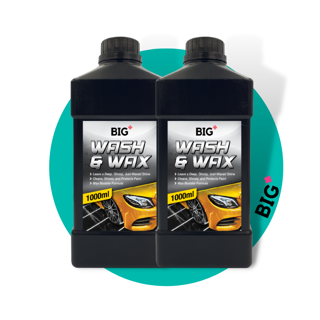 BIG+ Wash & Wax Car Shampoo | 2 x 1000ml