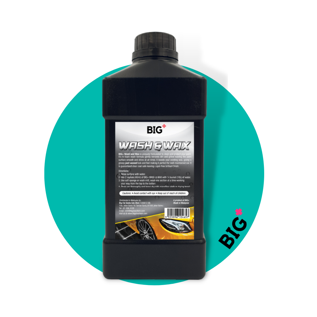 BIG+ Wash & Wax Car Shampoo
