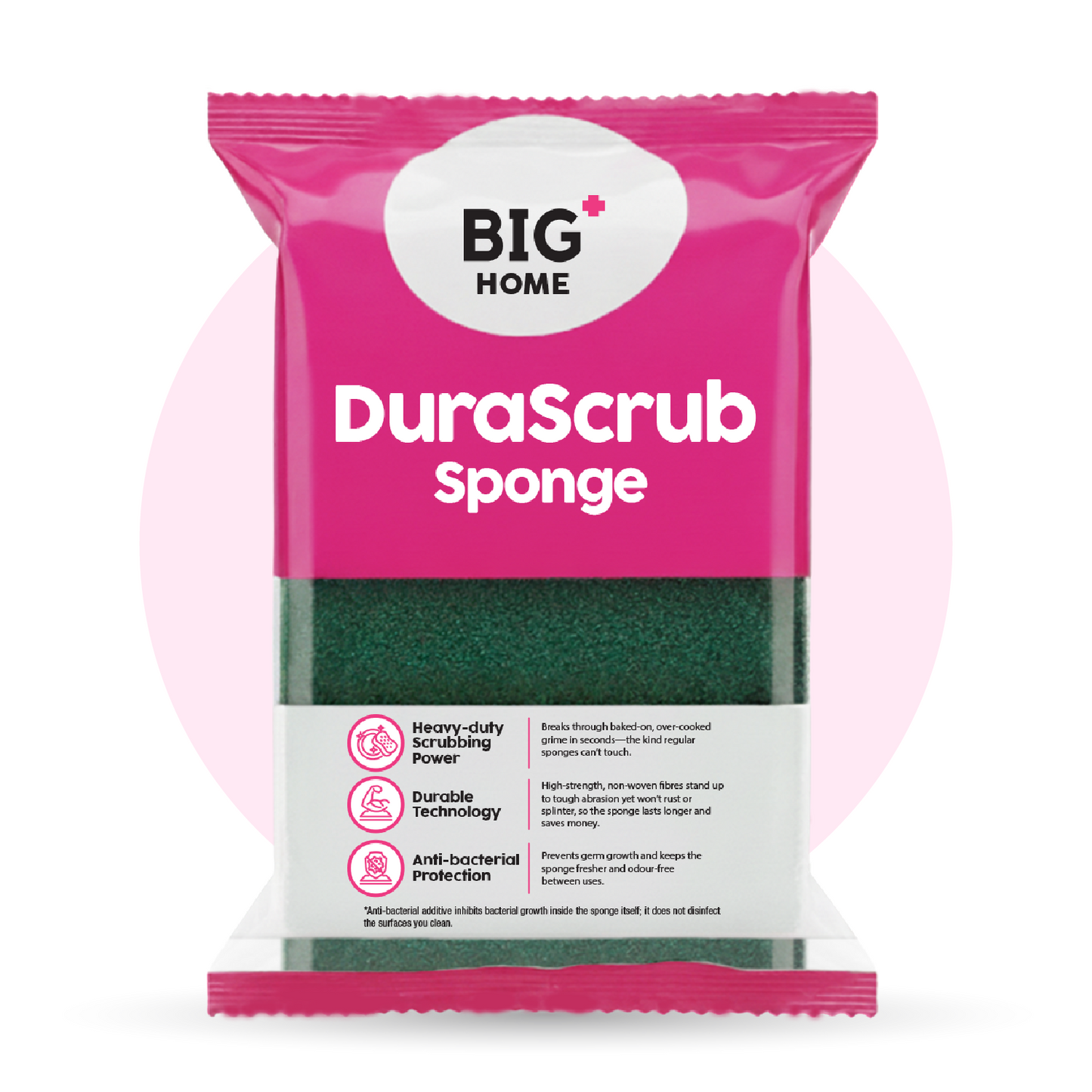 BIG+ DuraScrub Dishwashing Sponge