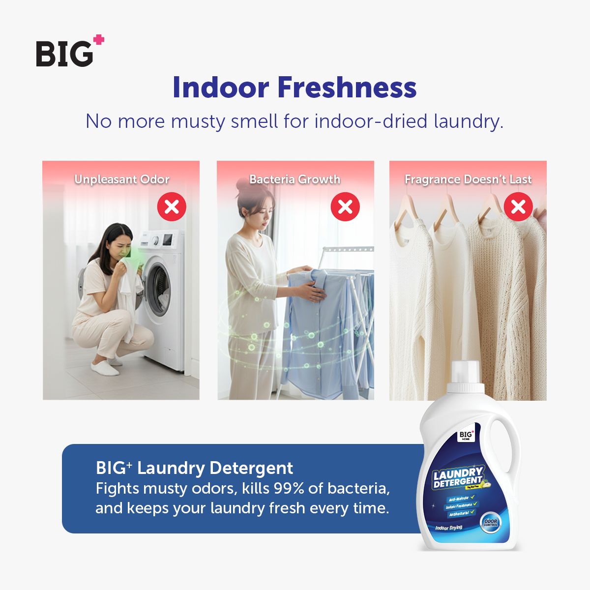 BIG+ Laundry Detergent - Travel Pack (50ml)