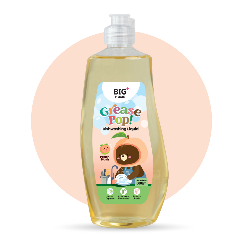 BIG+ GreasePop! Dishwashing Liquid (Peach Blush)