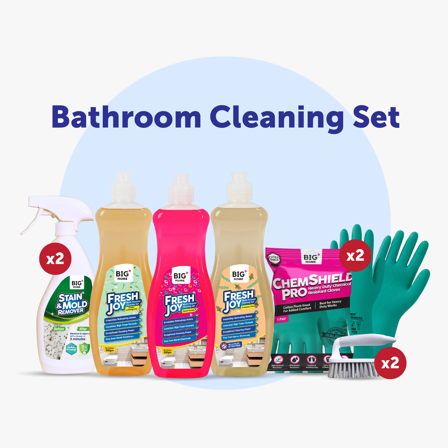 BIG+ Bathroom Cleaning Bonus Set