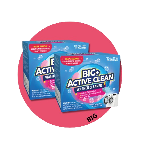 BIG+ Active Clean Washer Cleaner | 2 Boxes