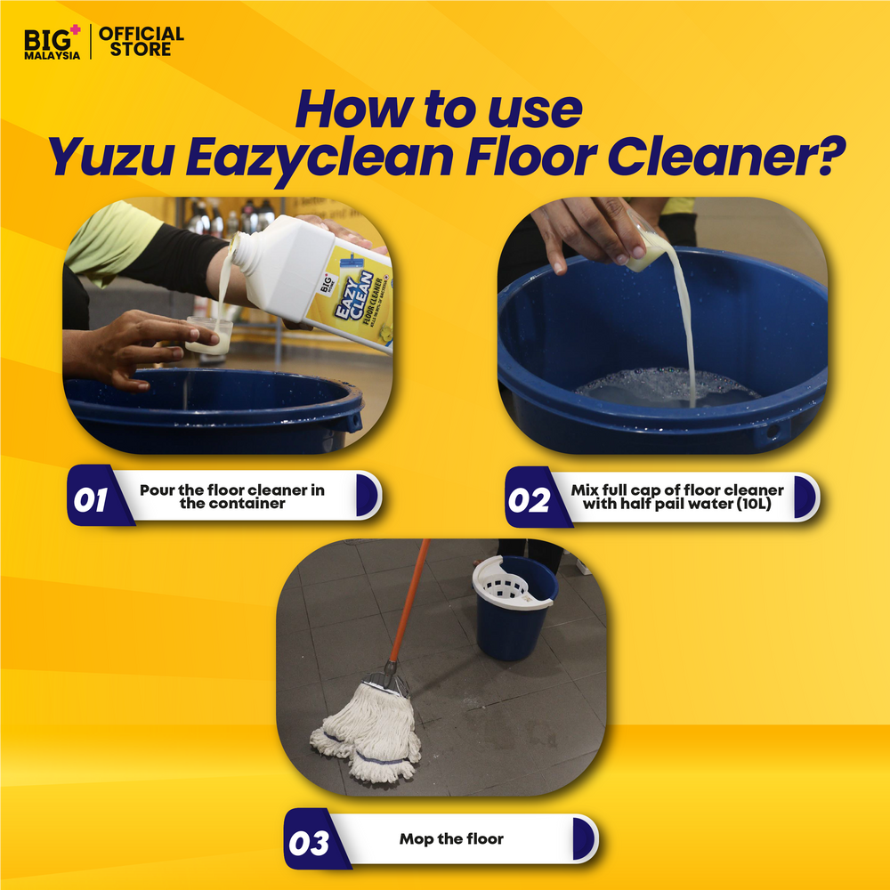 
                      
                        BIG+ EazyClean Yuzu Floor Cleaner (1000ml)
                      
                    