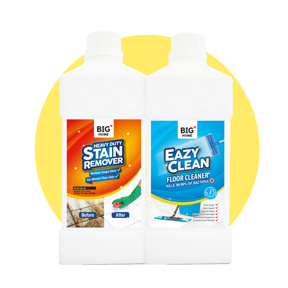 BIG+ Floor Cleaning Set | 1x BIG+ Heavy Duty Stain Remover And 1x BIG+ Eazyclean Floor Cleaner