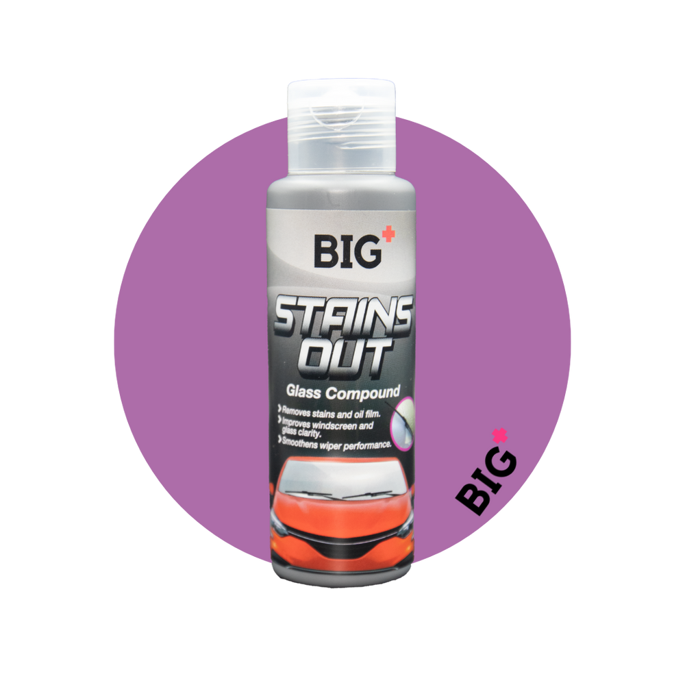 BIG+ Stains Out Glass Compound Windscreen Glass Care (150g)