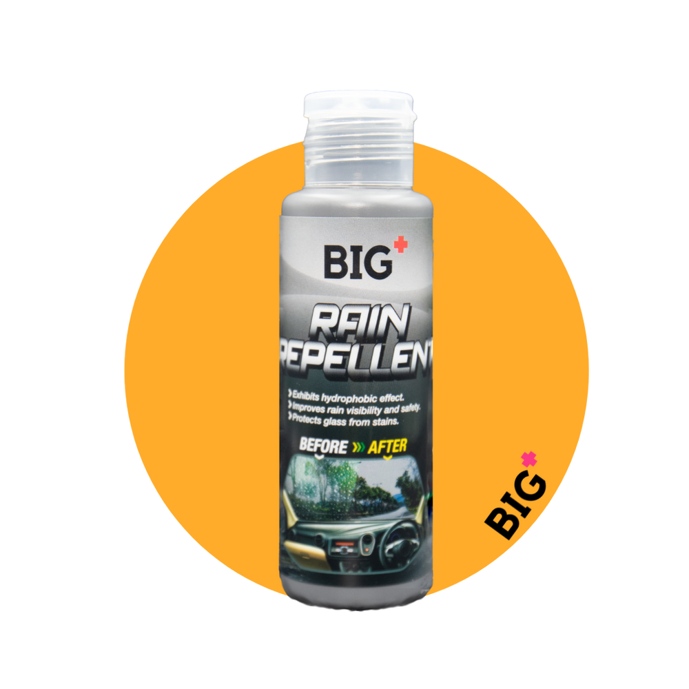 BIG+ Rain Repellent (100ml) Car Windscreen Glass Coating Water Repellent