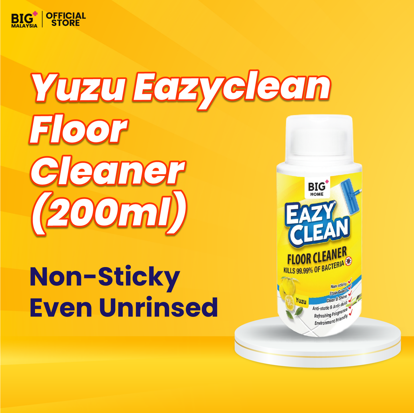 BIG+ EazyClean Yuzu Floor Cleaner (200ml)