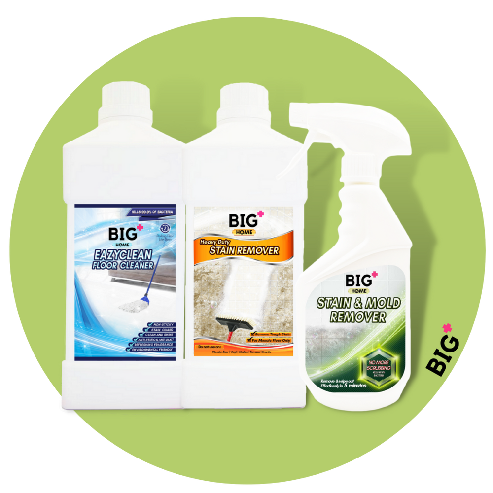 [ Heng Deal | Free Gift ] BIG+ Household Spring Cleaning Set Home Cleaning Toilet Floor Cleaner Stain Mold Remover